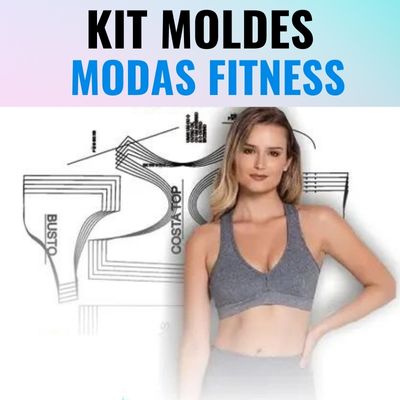 Kit Moldes Moda Fitness